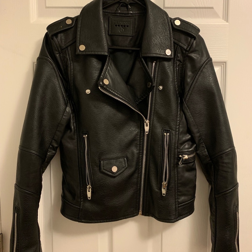 Blank NYC Leather Moto Jacket